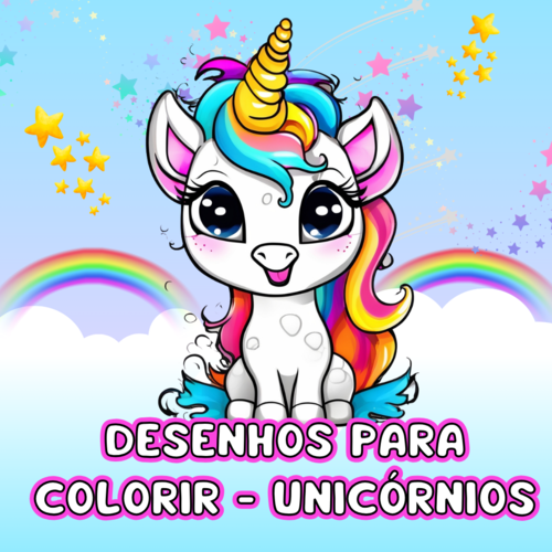 Desenhos para Colorir - Unicórnios