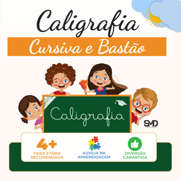 Caligrafia Cursiva e Bastão